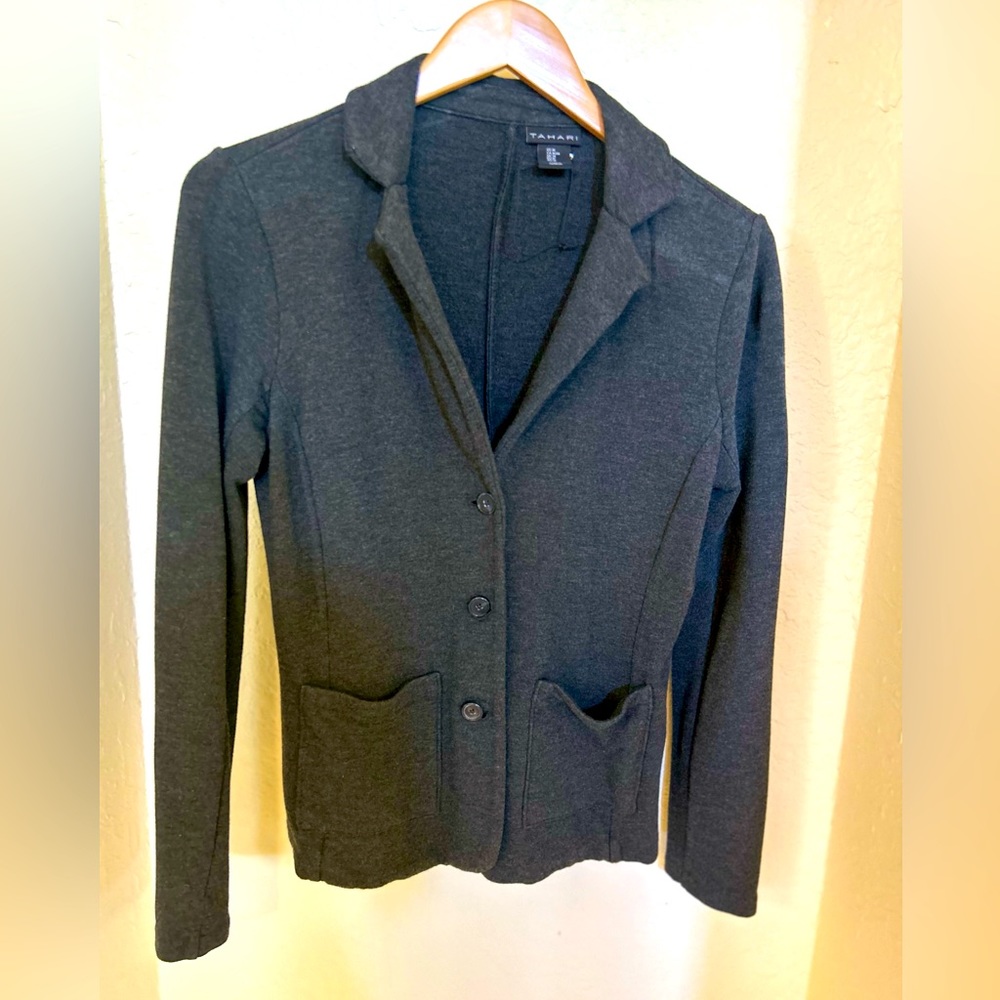 Tahari sweater blazer